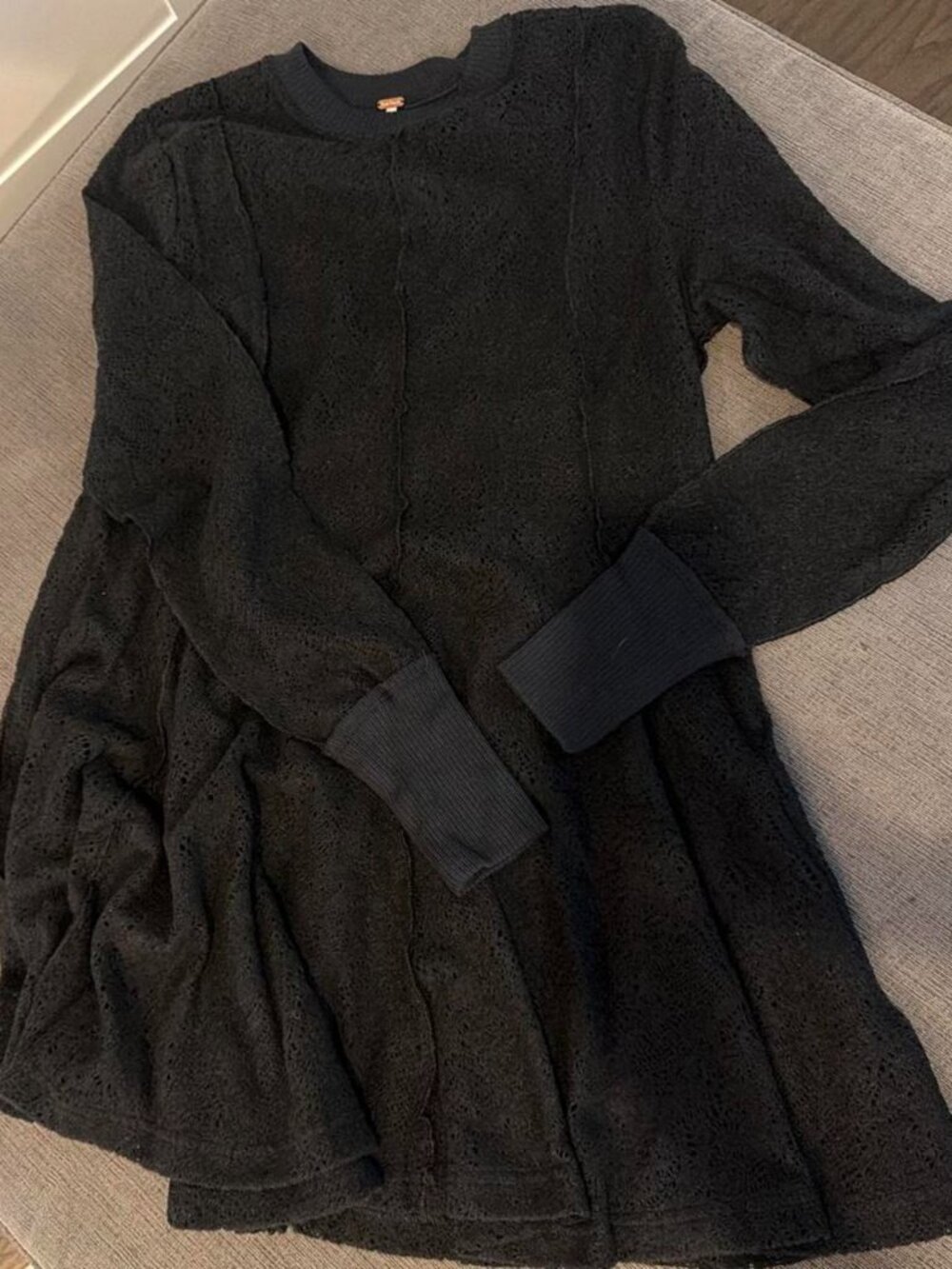 Free People Eyelet Cutout Lace Dress